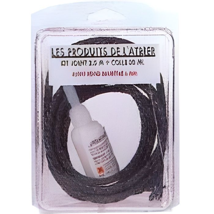 Kit joint 2.50 mètres + Colle réfractaire haute résistance