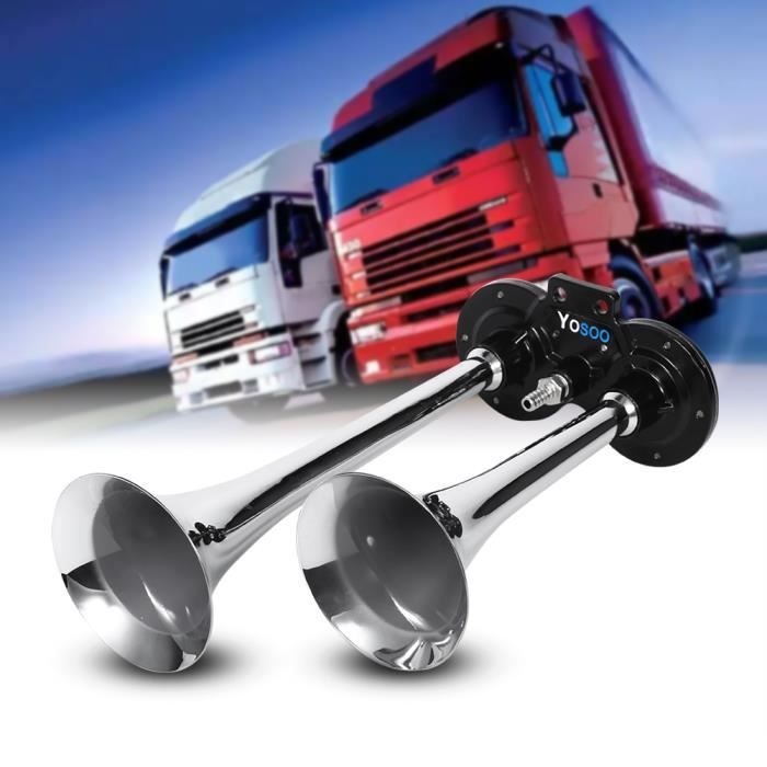 12V 150db Klaxon Dual Trompette Pour Camion Voiture Bateau