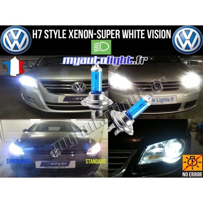 Ampoules H7 Blanc Look Xénon - Volkswagen Passat B6