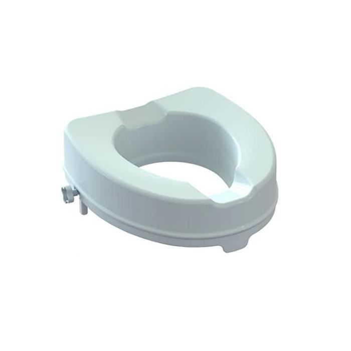 AnteaMED Rehausseur de WC 10 cm avec couvercle amovible