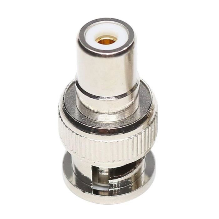 (#22) BNC Male to RCA Female Connector Coaxial Cable Adapter