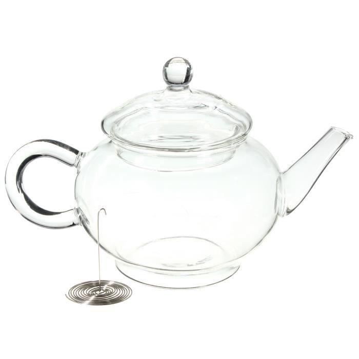 AVANC Théière en Verre 250ml Chaleur Résistant
