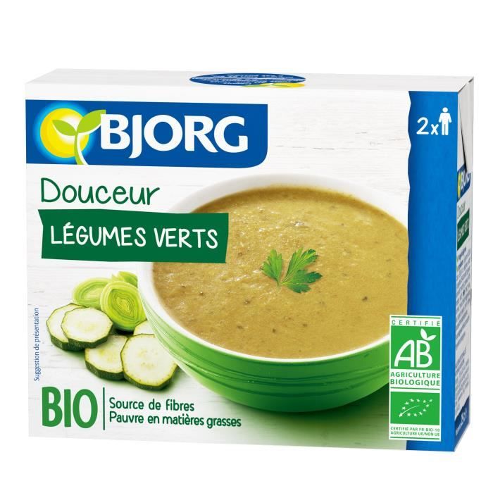 BJORG Régal de légumes verts bio - 2x25 cl