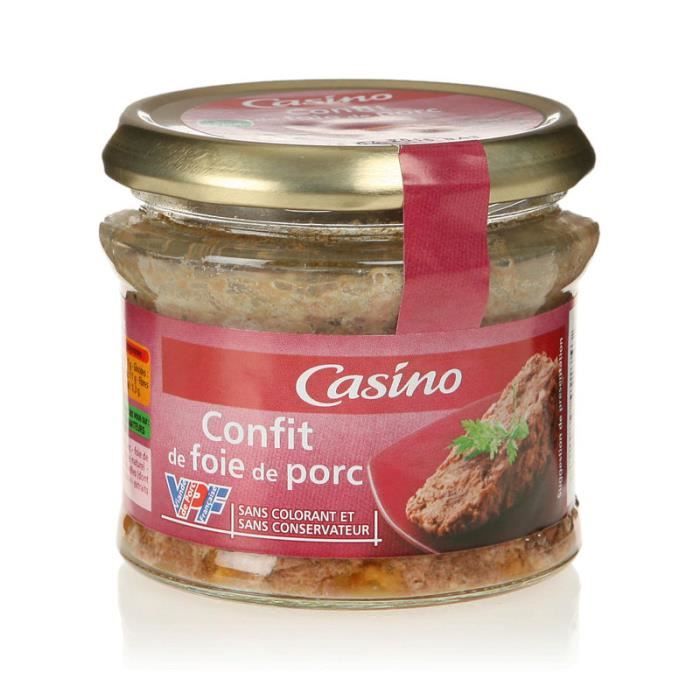 Confit de foie de porc - 180g