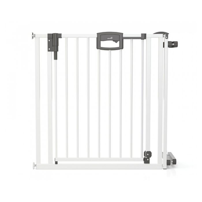 Barrière de porte et d'escalier Easylock Plus en métal à fixer par pression 84,5 cm - 92,5 cm