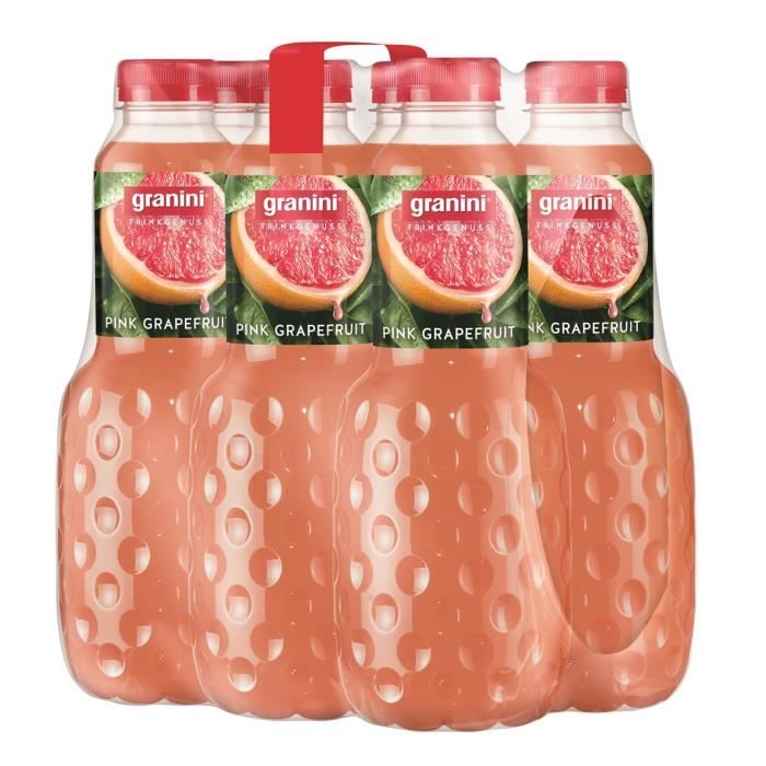 Ganini Pamplemousse rose jus de fruit 6 x 1l
