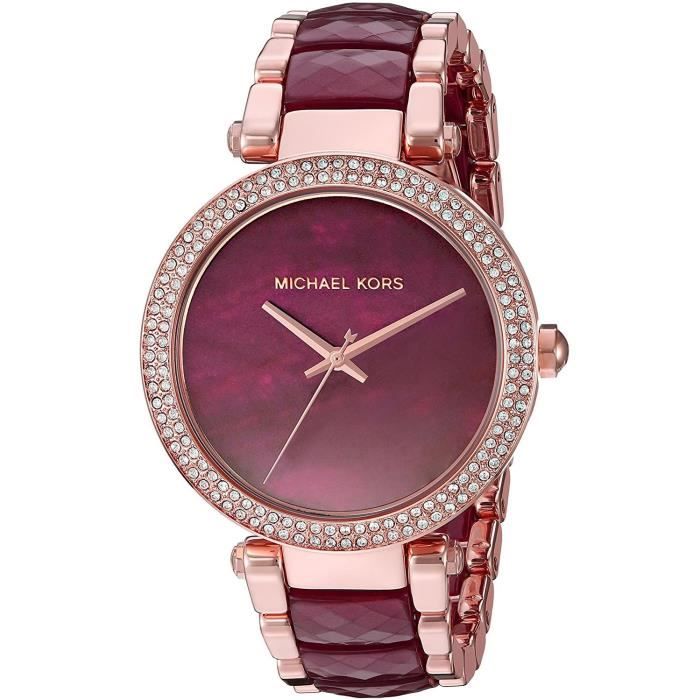 Michael Kors Parker Femme 39mm Bracelet Acier Inoxydable Quartz Montre MK6412