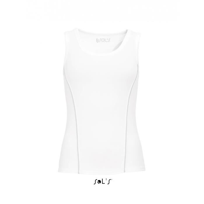 débardeur running - Femme - 01418 - blanc