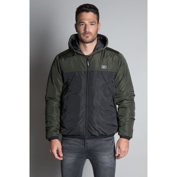 DEELUXE Blouson bicolore à capuche KEYSTONE Forest