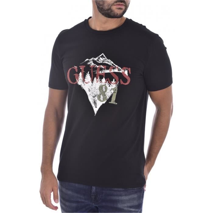 Tee shirt coton bio - Guess jeans - Homme