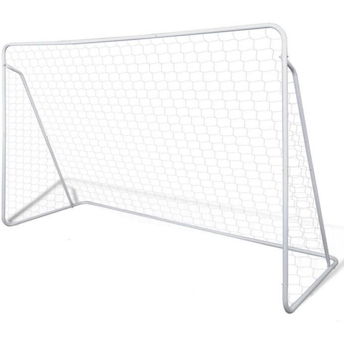 Cage de but de football pour enfants 240 x 90 x 150 cm Acier