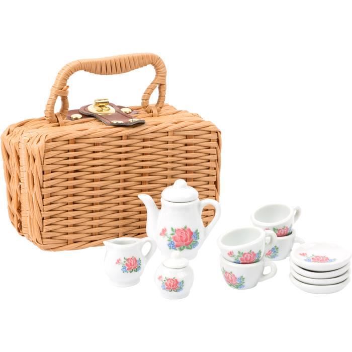Service à café dans la valise, porcelaine
