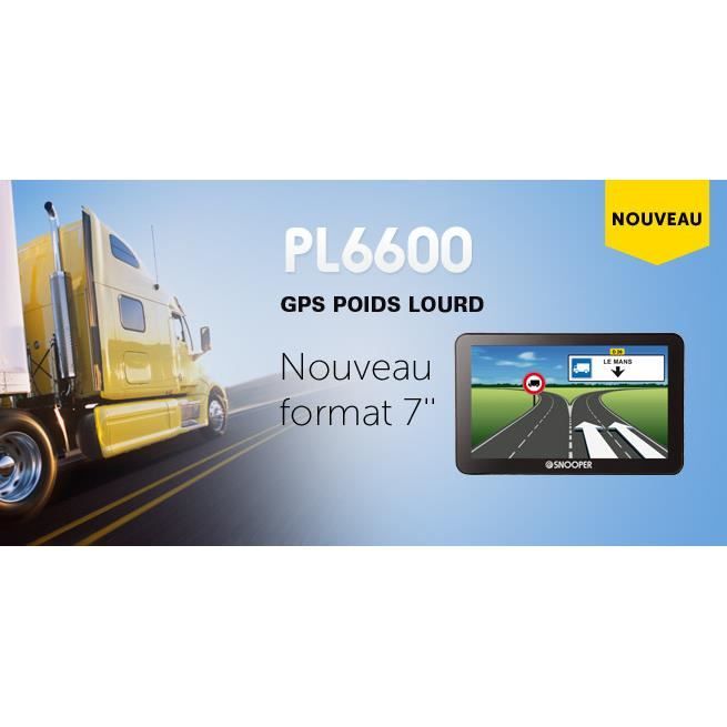 Snooper PL6600 GPS poid lourd