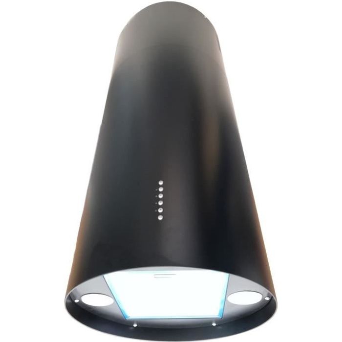 SOGELUX Hotte tube îlot suspendue HCL944NF noire