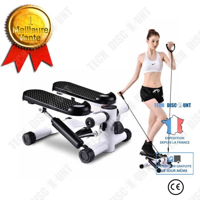 TD® Mute Stepper Home Mini amincissant la perte de poids multifonctionnel Pédale Machine Équipement de Fitness- noir