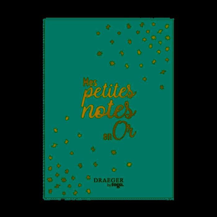 Carnet Mes petites notes en or