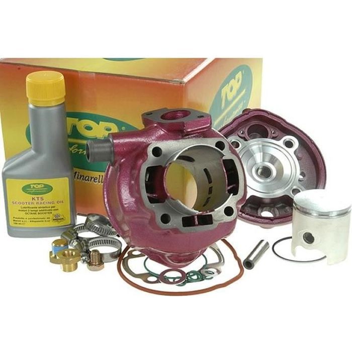 Kit cylindre 70cc TOP PERFORMANCES Due Plus pour MBK Nitro Naked 50cc, YAMAHA Aerox, Jog RR, GARELLI GSP