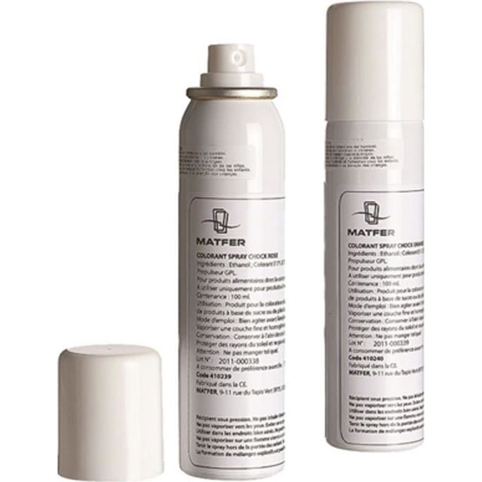 Colorant alimentaire bronze nacré en spray - 100 ml