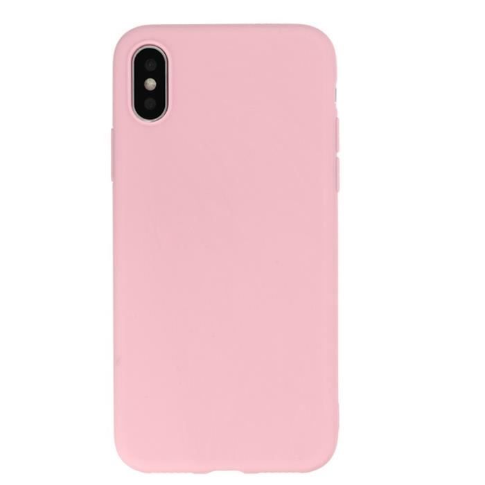 Coque Souple Colorful iPhone X/Xs - Rose