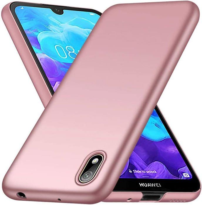 Para Huawei Y5 (2019) / Honor 8S 2 En 1 Aror Series PC + Funda Protectora De TPU Con Soporte Para Anillo (azul Oscuro