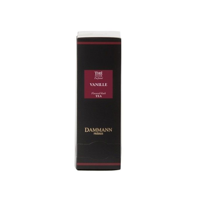 Thé noir à  la vanille en sachet emballé - Dammann frères