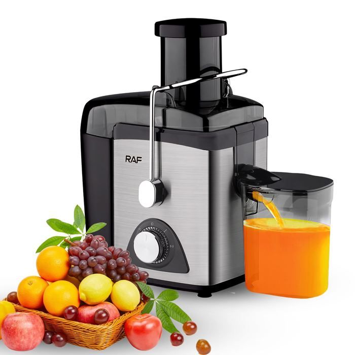 Extracteur de jus - 800W - Extracteur de Jus de Fruits Légumes - Goulotte dalimentation large -Rendement en jus 99 %-Sans BPA - Prumya