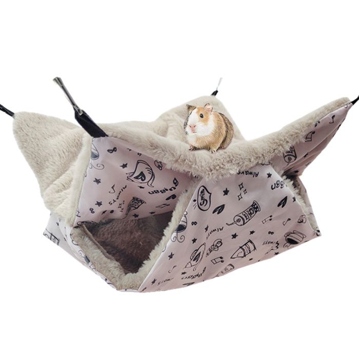 Hamac suspendu pour petits animaux furet lit superposé cage jouet pour hamster