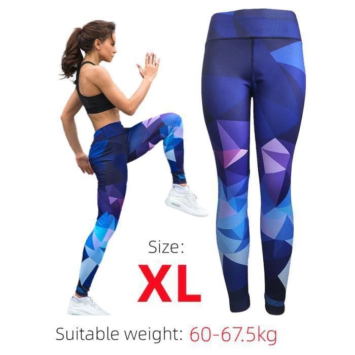 Legging de Sudation Femme - Noname - Taille Haute - Anti Cellulite - Ultra-Compression - Bleu Bleu