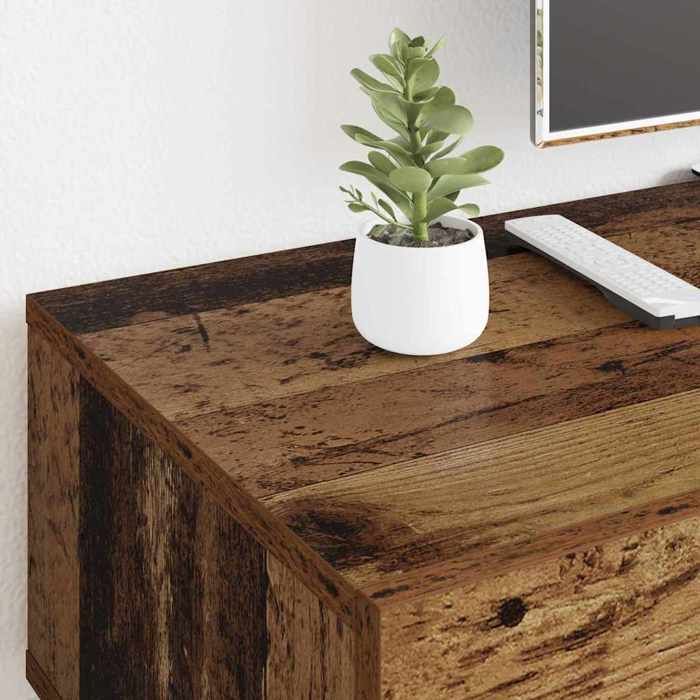 SALE Janvier MODERNE Cabinet TV - MGH - MEUBLE TV/HIFI - Avec rangement - Bois ancien 150x36x30 cm - Bois dingénierie TT2158
