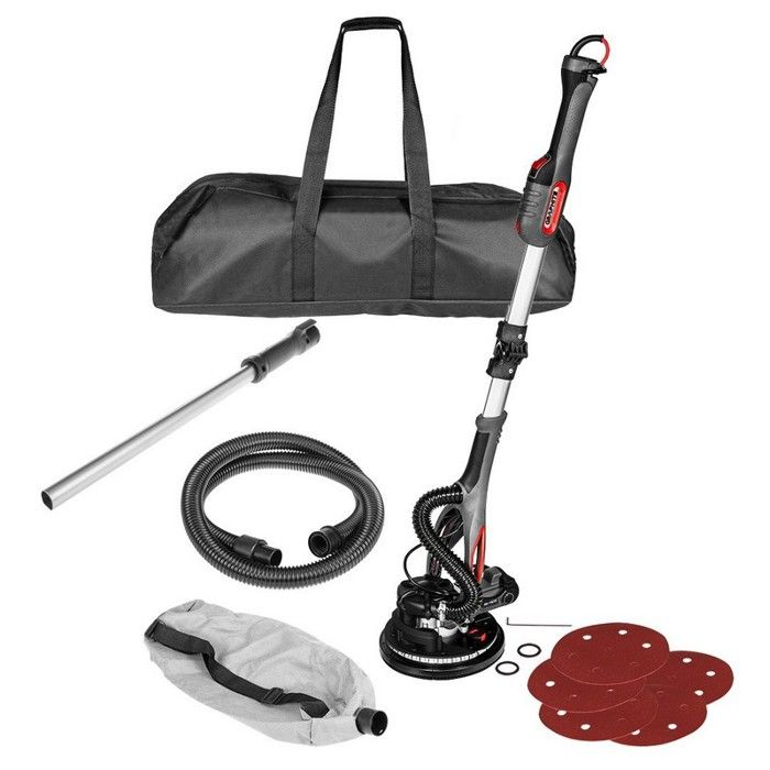 Ponceuse pour plâtre - GRAPHITE - GRAPHITE - 800 W - 225/215 mm - LED intégrée