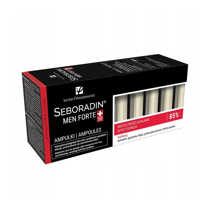 Ampoules SEBORADIN Men Forte+ pour cheveux sujets à la chute 14 x 55 ml