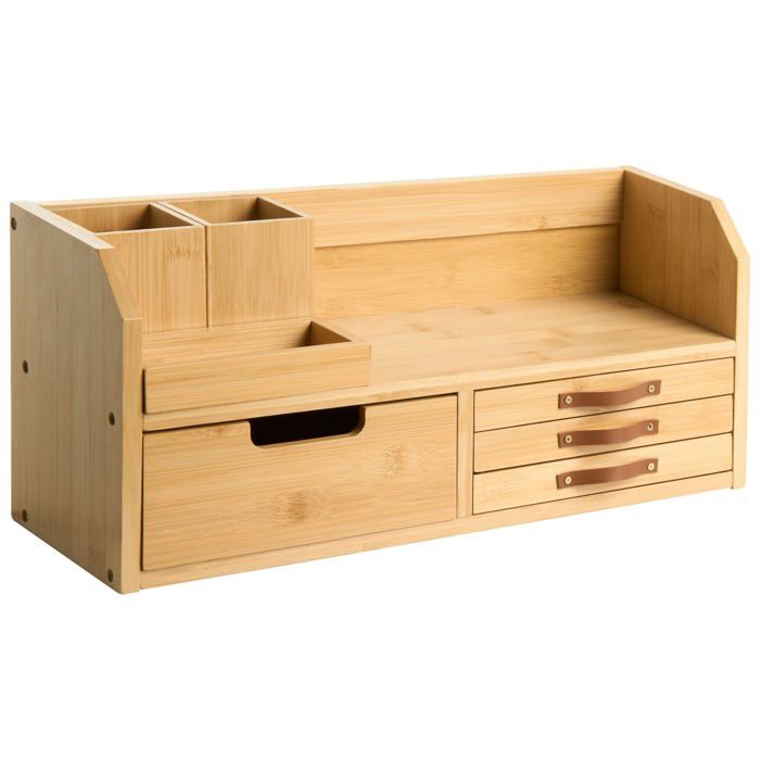 Rangement de cuisine FOUGASSE Bambou Marron clair