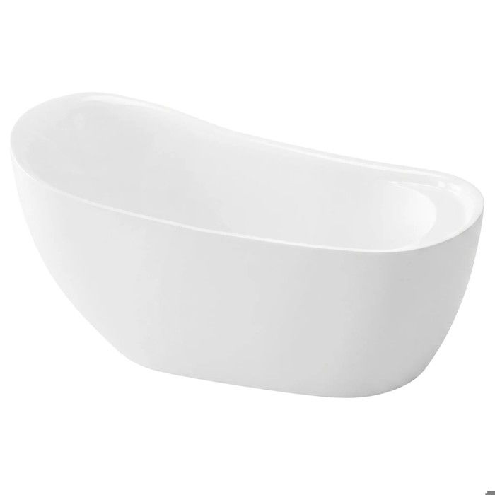Baignoire îlot Rea Orte 170 bonde noire 171x78x79 5cm Baignoire îlot Rea Orte 170 bonde noire 171x78x79 5cm