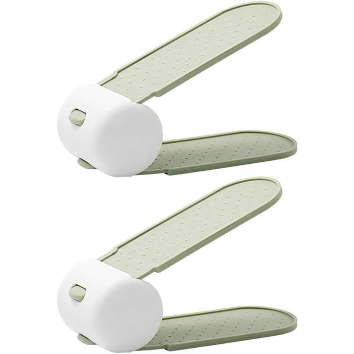 Lot de 2 range-chaussures empilables gain de place étagère à chaussures double niveau