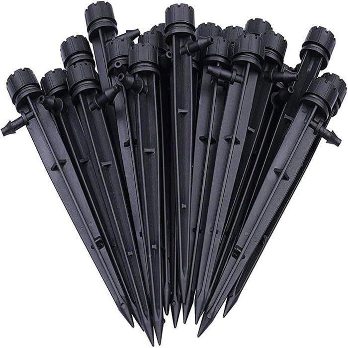 50pcs Goutteur Irrigation Régble de Tuyau Système arrosage Automatique Goutte à Goutte Micro Gicleurs A5 KIT COMPLET DARROSAGE