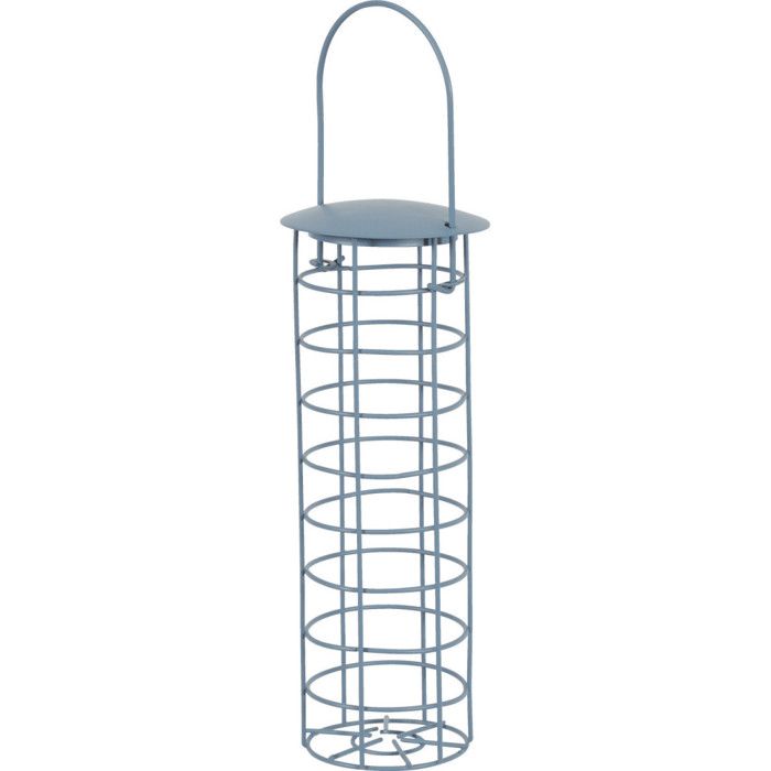 Comparer les prix de Distributeur à boules de graisse bleu, ø 9 x 39 cm pour oiseaux. - animallparadise 10 Bleu