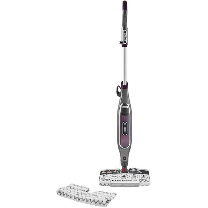 Shark Automatic Klik n' Flip Steam Mop pour sols durs avec contrôle intelligent de la vapeur 2 tampons de nettoyage lavables et flacon de remplissage 350 ml cordon de 6 S6003EU - vue 6