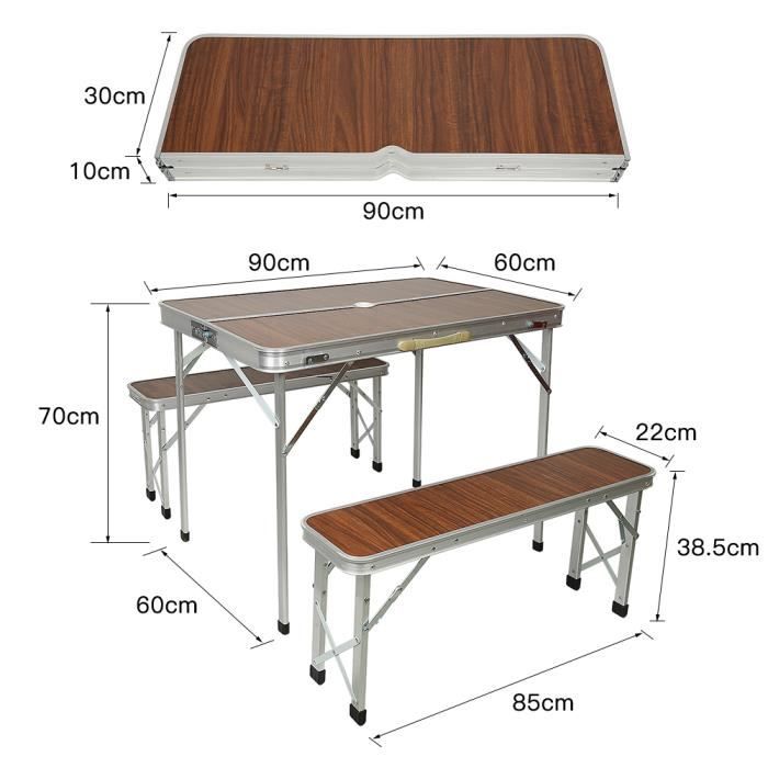 Table pliante portable table de réception table d'appoint - Ciel