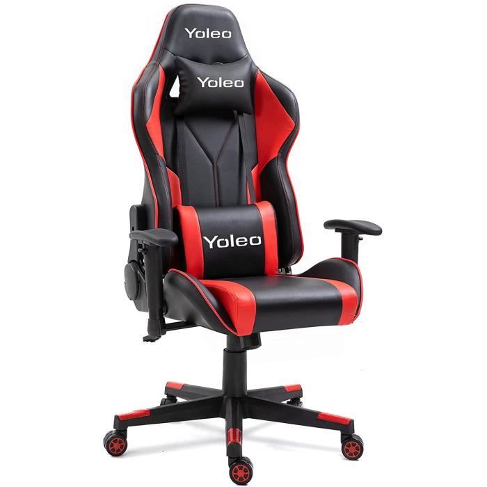 Chaise De Bureau TODI Rouge - Dossier Mesh Respirant, Assise Réglable 41-52 Cm, Pivotante | Pour Bureau Ou Gaming, Jusqu'à 100 Kg | Roulettes Moquette - 3