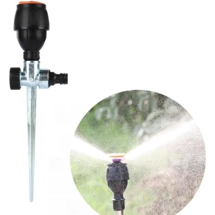 Arroseur Rotatif Automatique à 360 Degrés Arroseur De Pelouse A Trois Broches Arroseur De Jardin Dispositif Darrosage Avec Adaptateur 88847573
