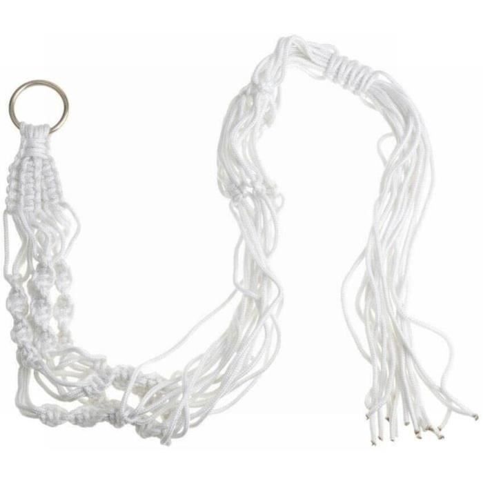 CH08527-Cintre pour plantes en macramé. plateau pour plantes - Jardin