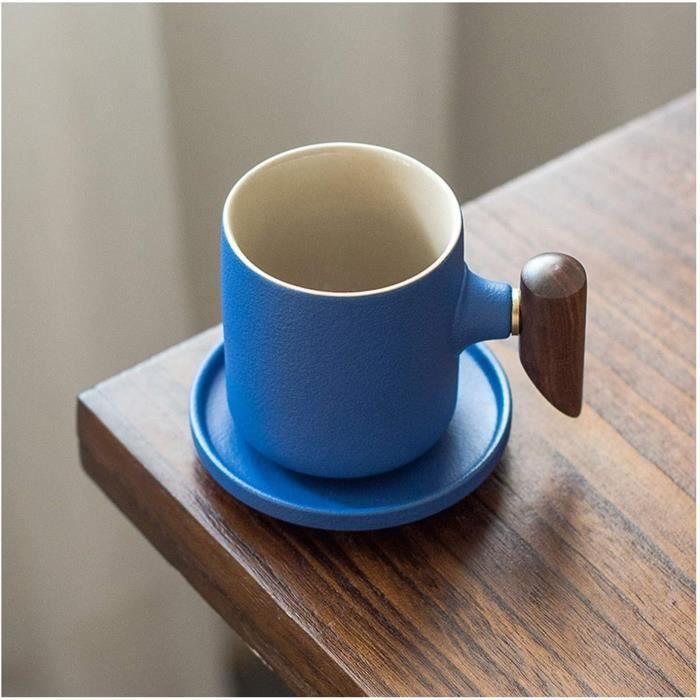 Service à Thé En Grès 16 Pièces – Floral – Tasses, Soucoupes, Théière, Sucrier, Pot à Lait