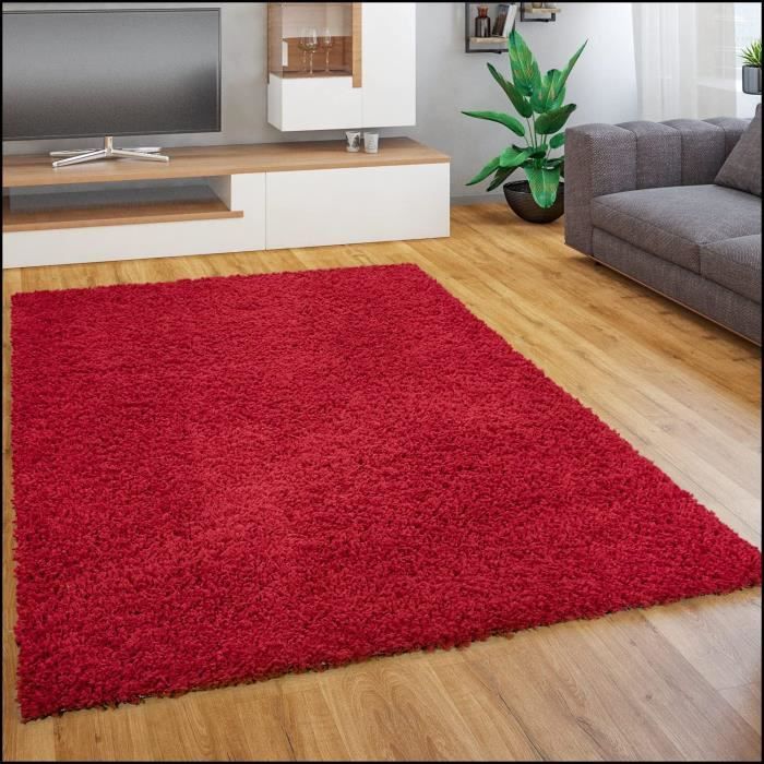 Tapis Shaggy à Poils Longs Paco Home - 120x170 Cm, Couleur Gris, Ultra Doux Pour Salon/chambre