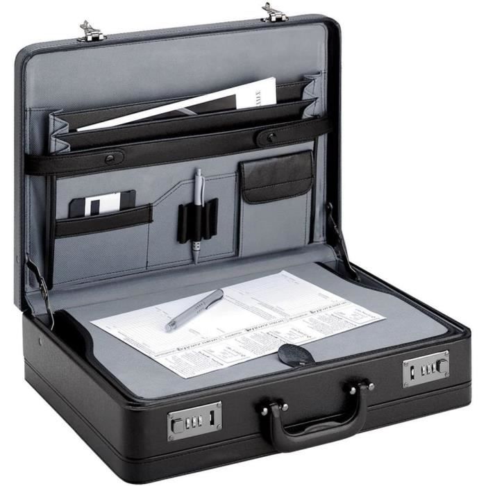 D&N Business Line Borsa Pilota, 43 Cm, 32 Liters, Nero (Schwarz - 6