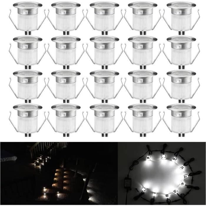 30x Spot Encastrable Exterieur Pour Terrasse Bois, Etanche IP67,Spot Led Extérieur Encastrable