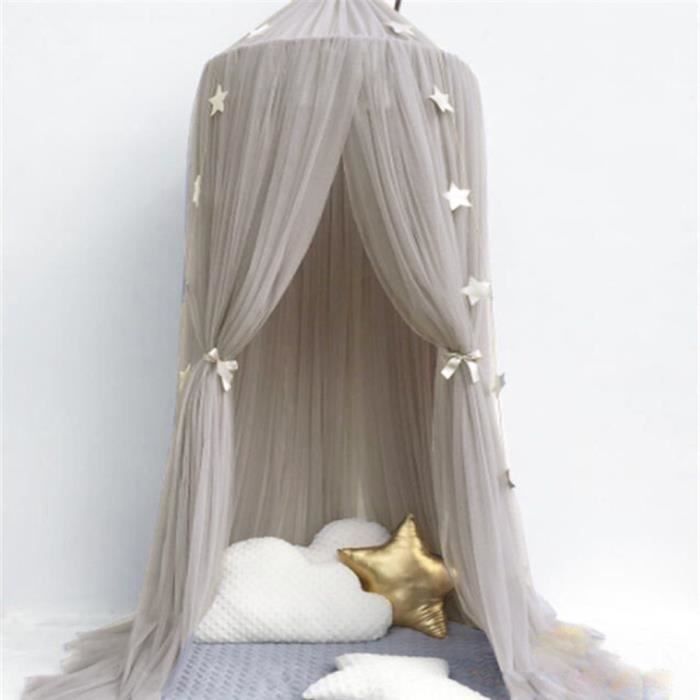 Enfants Bebe Lit Auvent Couvre Lit Moustiquaire Rideau Literie Dome Tente Chambre Decor Huhu407 Cdiscount Maison