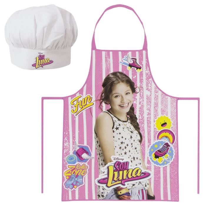 Ensemble De Cuisine Tablier Chapeau De Chef Soy Luna Cadeau Pour Fille Sla Cdiscount Jeux Jouets