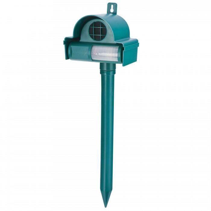 Repulsif Decamp A Ultrasons Pour Chiens Et Chats Avec Detecteur De Presence D Une Portee De 5 A 6 Metres Cdiscount Au Quotidien