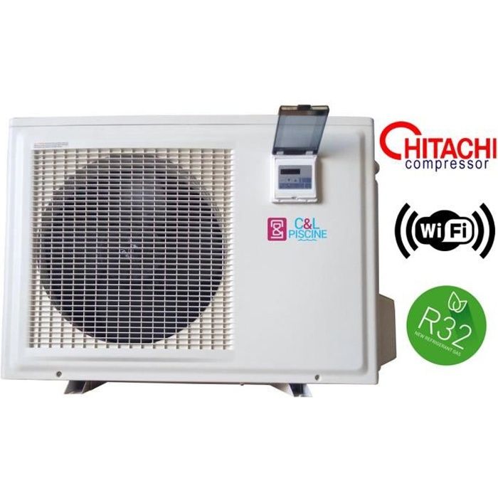 Pompe à chaleur piscine NRJ-8 7,9kW R32 Wifi - 60m3