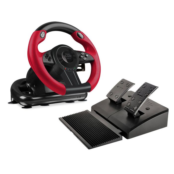 SPEEDLINK TRAILBLAZER Racing Wheel Ensemble volant et pédales filaire noir pour Sony PlayStation 3 Microsoft Xbox One Sony…